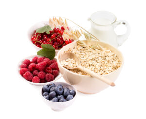 Haferflocken mit Beeren